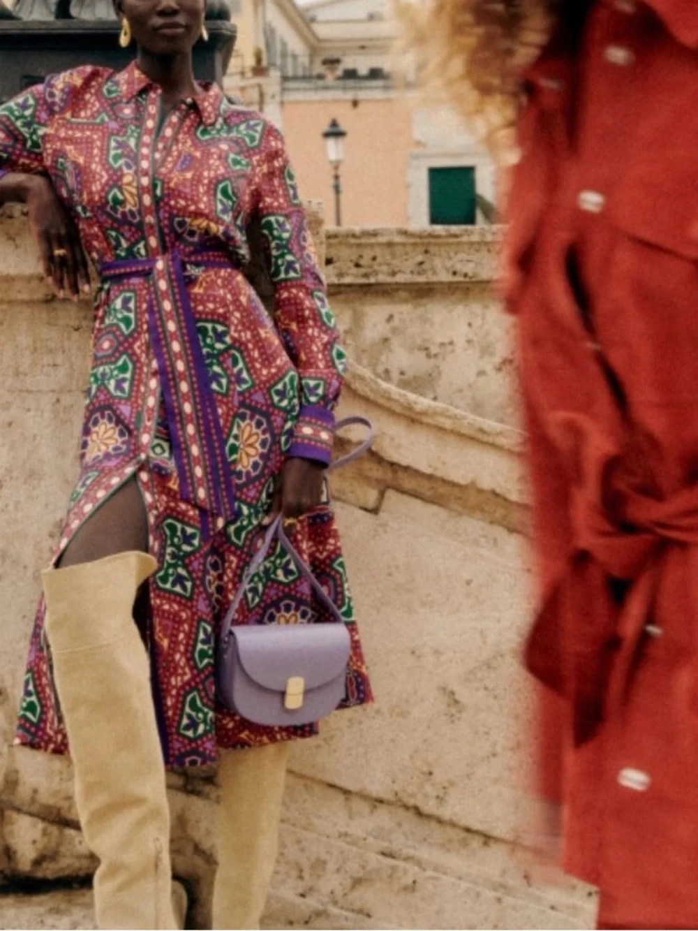 Sèzane Laureana Midi Dress FR 34 - Picture 2 of 6